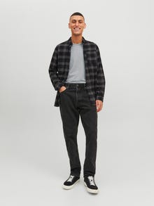 Jack & Jones Yksivärinen T-paita -Light Grey Melange - 12058529