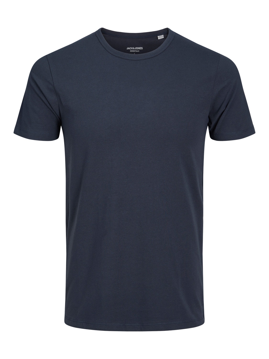 Jack & Jones Einfarbig Rundhals T-shirt -Navy Blue - 12058529