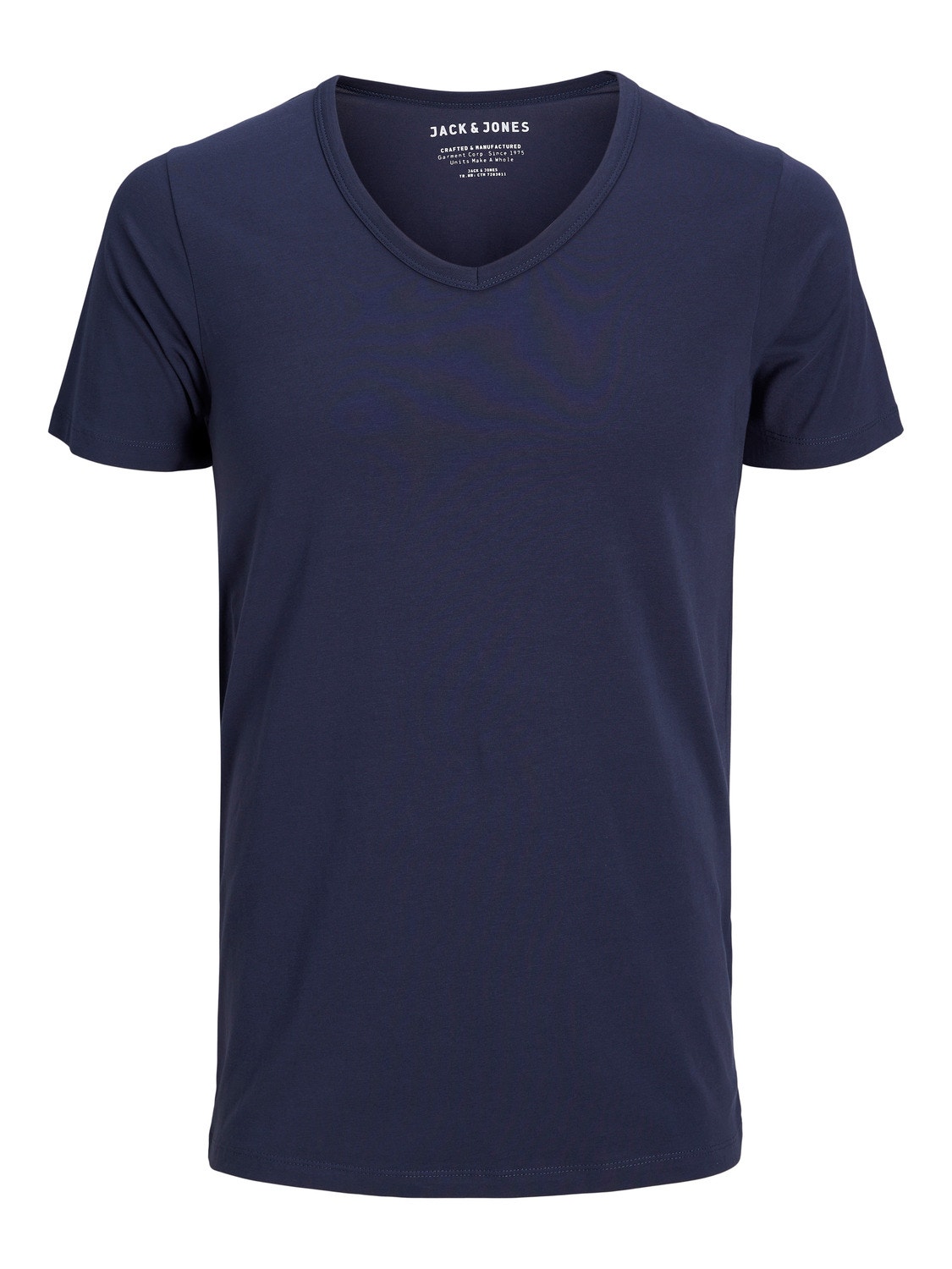 Plain V-Neck T-shirt | Dark Blue | Jack & Jones®