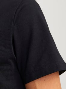 Jack & Jones Basic Dekolt w serek T-shirt -Black - 12059219