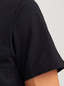 Jack & Jones Sima V-nyak Trikó -Black - 12059219