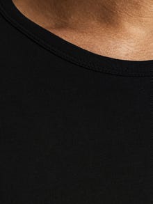 Jack & Jones Yksivärinen Pyöreä pääntie T-paita -Black - 12059220