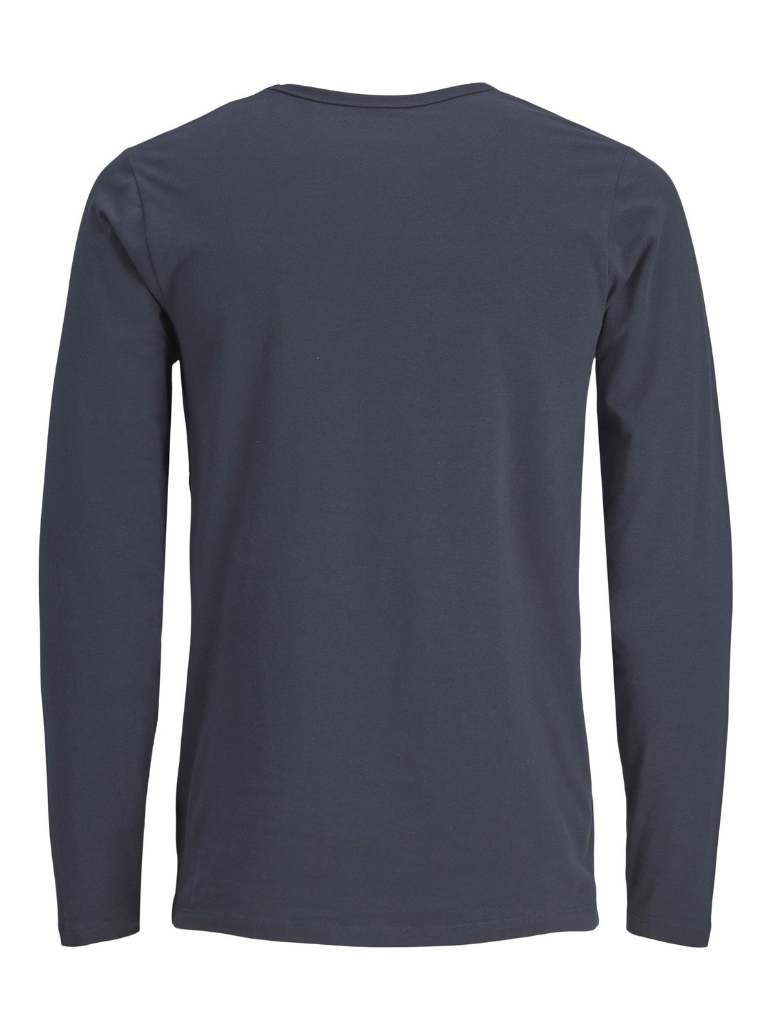 Jack & Jones T-shirt Liso Decote Redondo -Navy Blue - 12059220