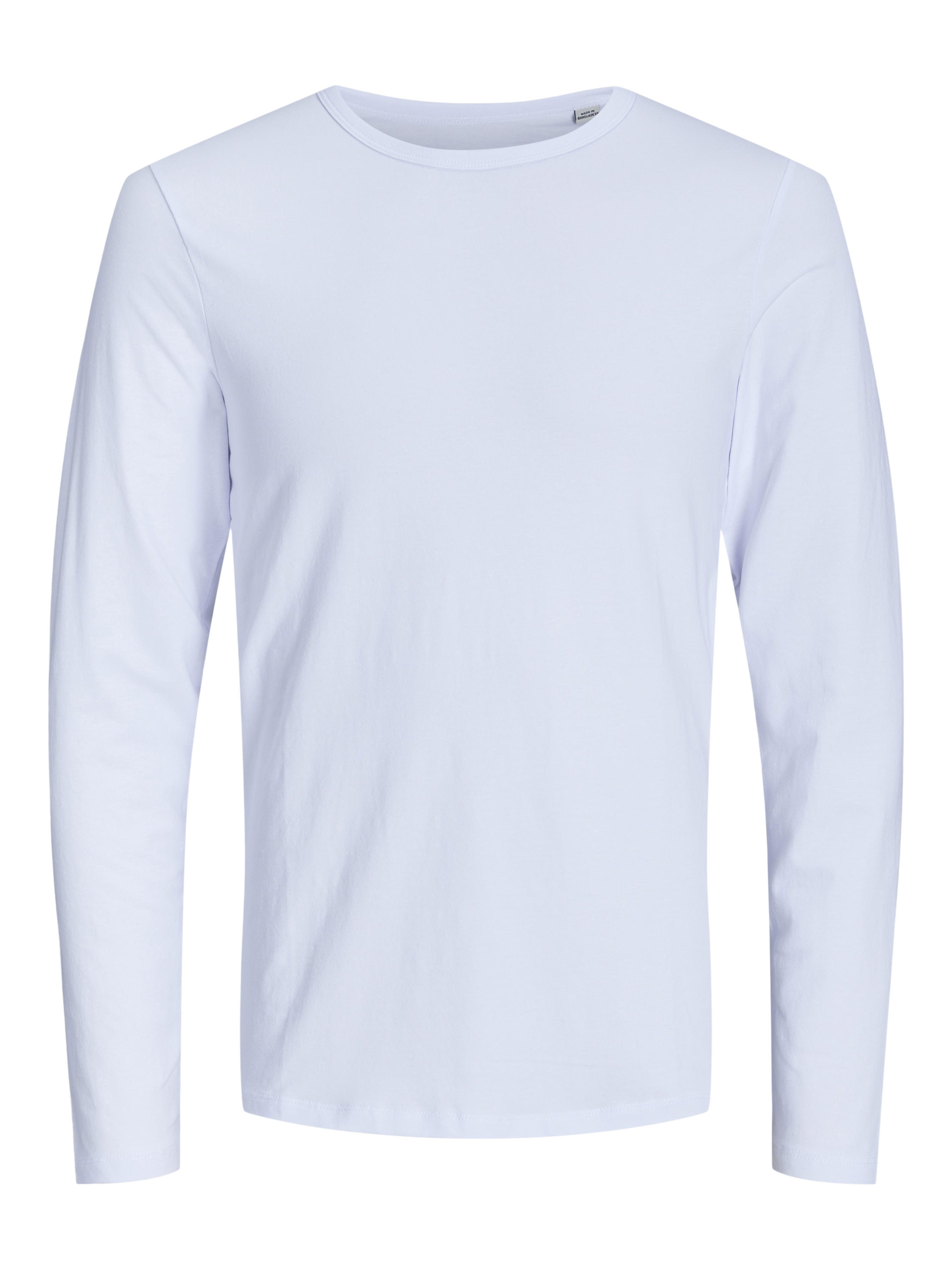 Thumbnail - Einfarbig Langarm-t-shirt