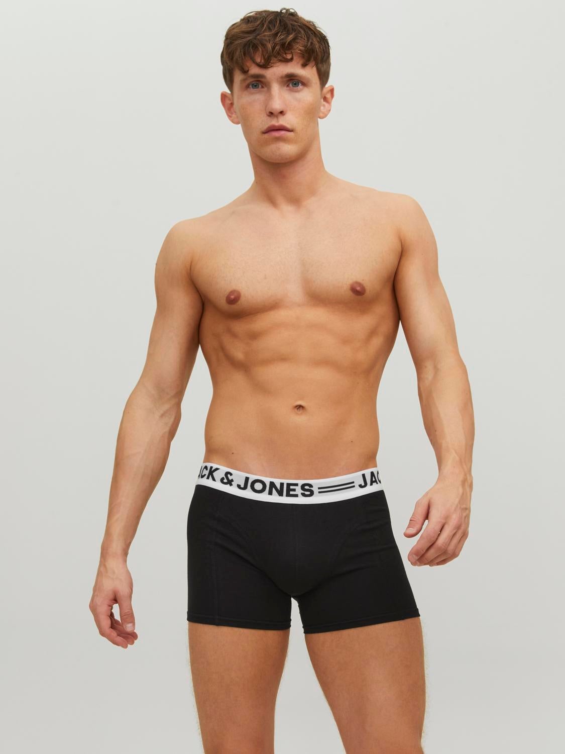 Pack de 3 Boxers Noir Jack Jones