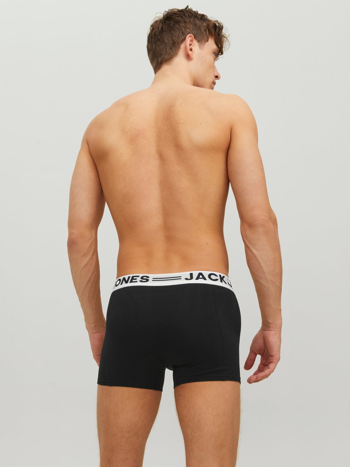 JACK & JONES 3-pack: Boxer A Pantaloncino In Viscosa E Cotone, Vestibilità Aderente, Pack Da 3 - 4