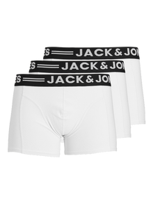Jack & Jones 3-pack Trunks -White - 12081832