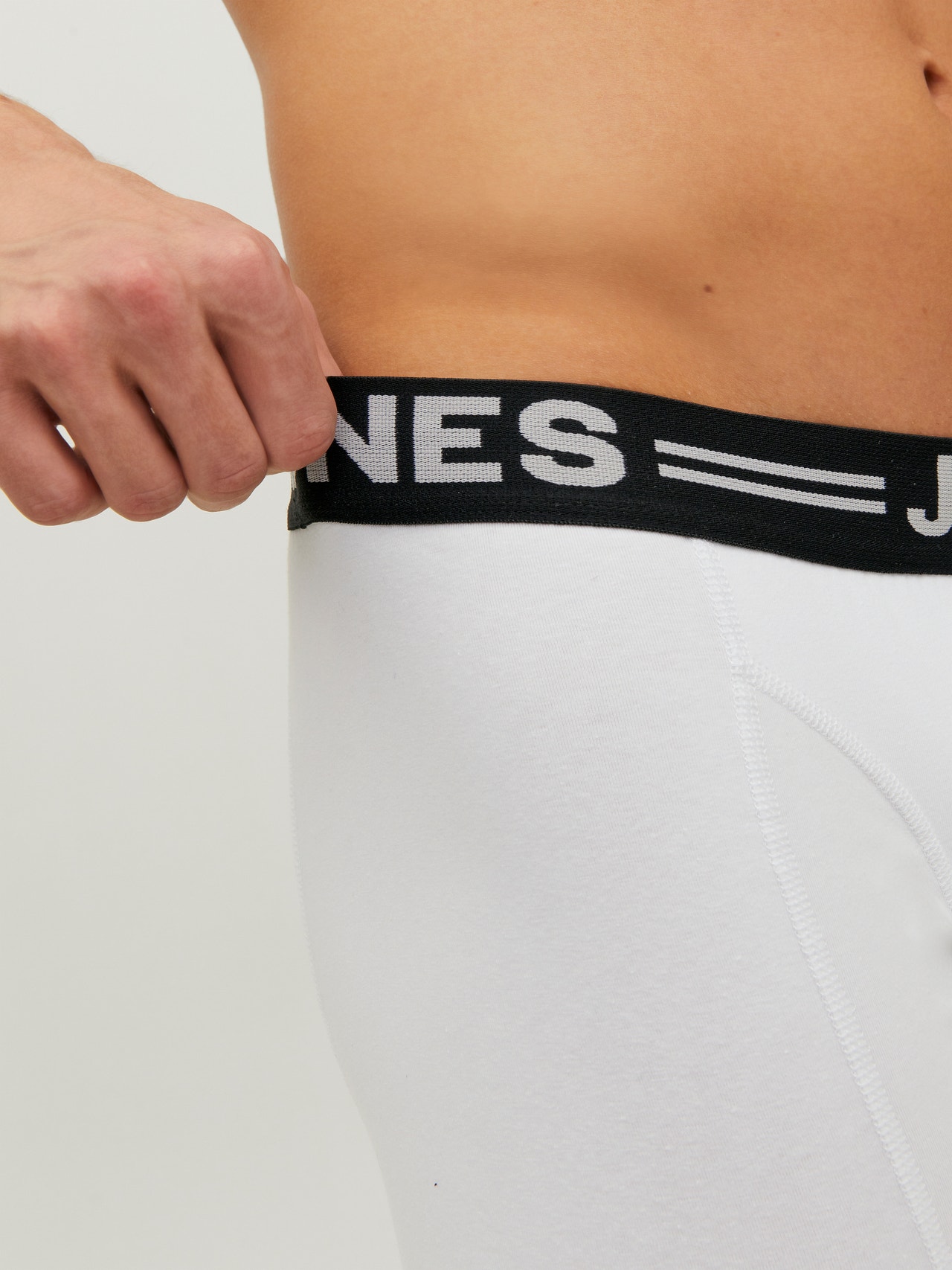 Jack & Jones 3-συσκευασία Κοντό παντελόνι -White - 12081832