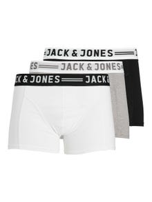 Jack & Jones 3-pack Trunks -Light Grey Melange - 12081832