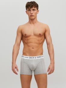 Jack & Jones 3-pack Trunks -Light Grey Melange - 12081832