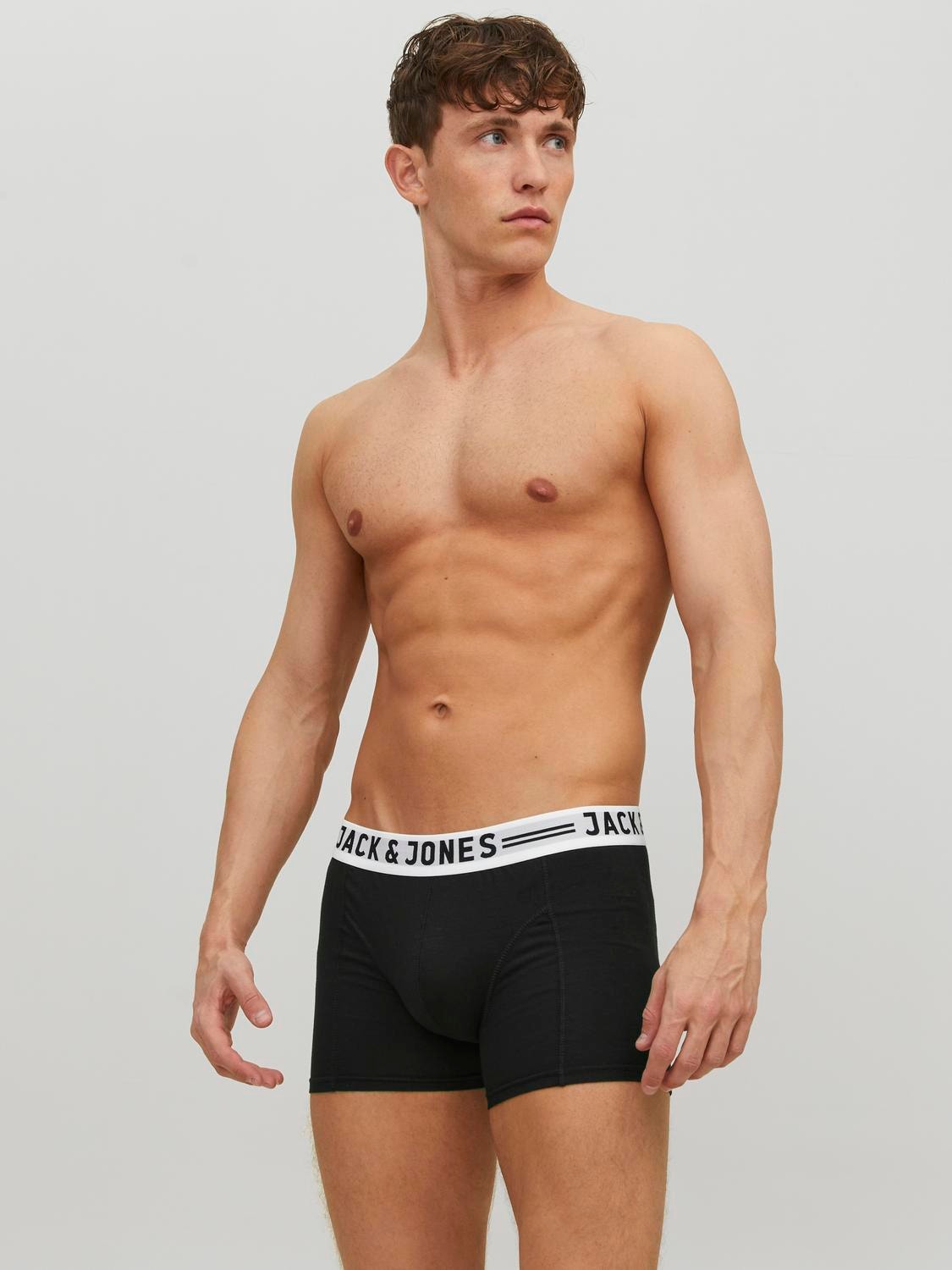 Jack & Jones 3-pack Trunks -Black - 12081832