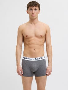 Jack & Jones 3-pak Bokserki -Dark Grey Melange - 12081832