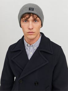 Jack & Jones Strickmütze -Grey Melange - 12092815