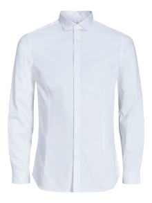Jack & Jones Ypač priglundantis kirpimas Marškiniai -White - 12097662