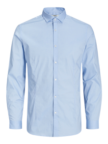 Jack & Jones Super Slim Fit Skjorta -Cashmere Blue - 12097662