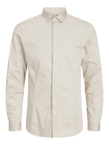 Jack & Jones Ypač priglundantis kirpimas Marškiniai -Moonbeam - 12097662