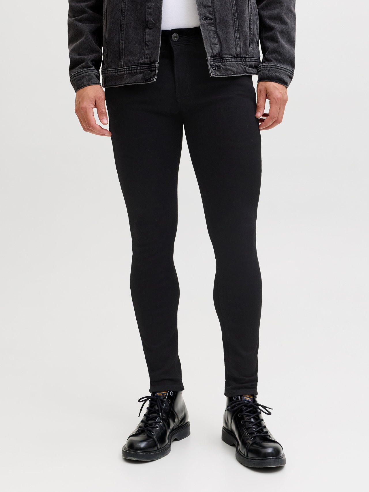 Jack & Jones JJILIAM JJORIGINAL GE 009 50SPS Skinny fit jeans -Black Denim - 12109952
