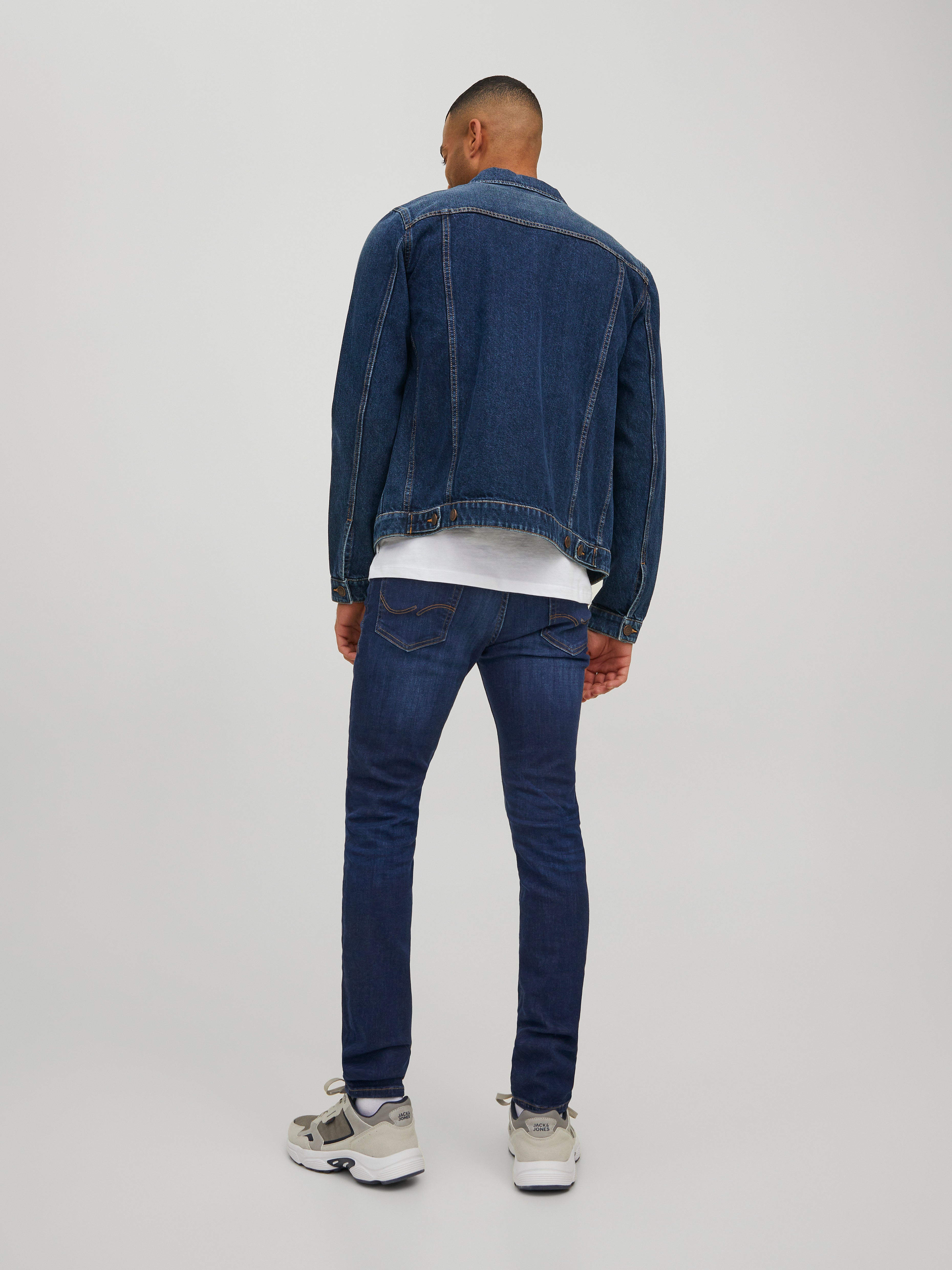 Jack & Jones JJILIAM JJORIGINAL SBD 014 50SPS Skinny fit Džinsai -Blue Denim - 12110056