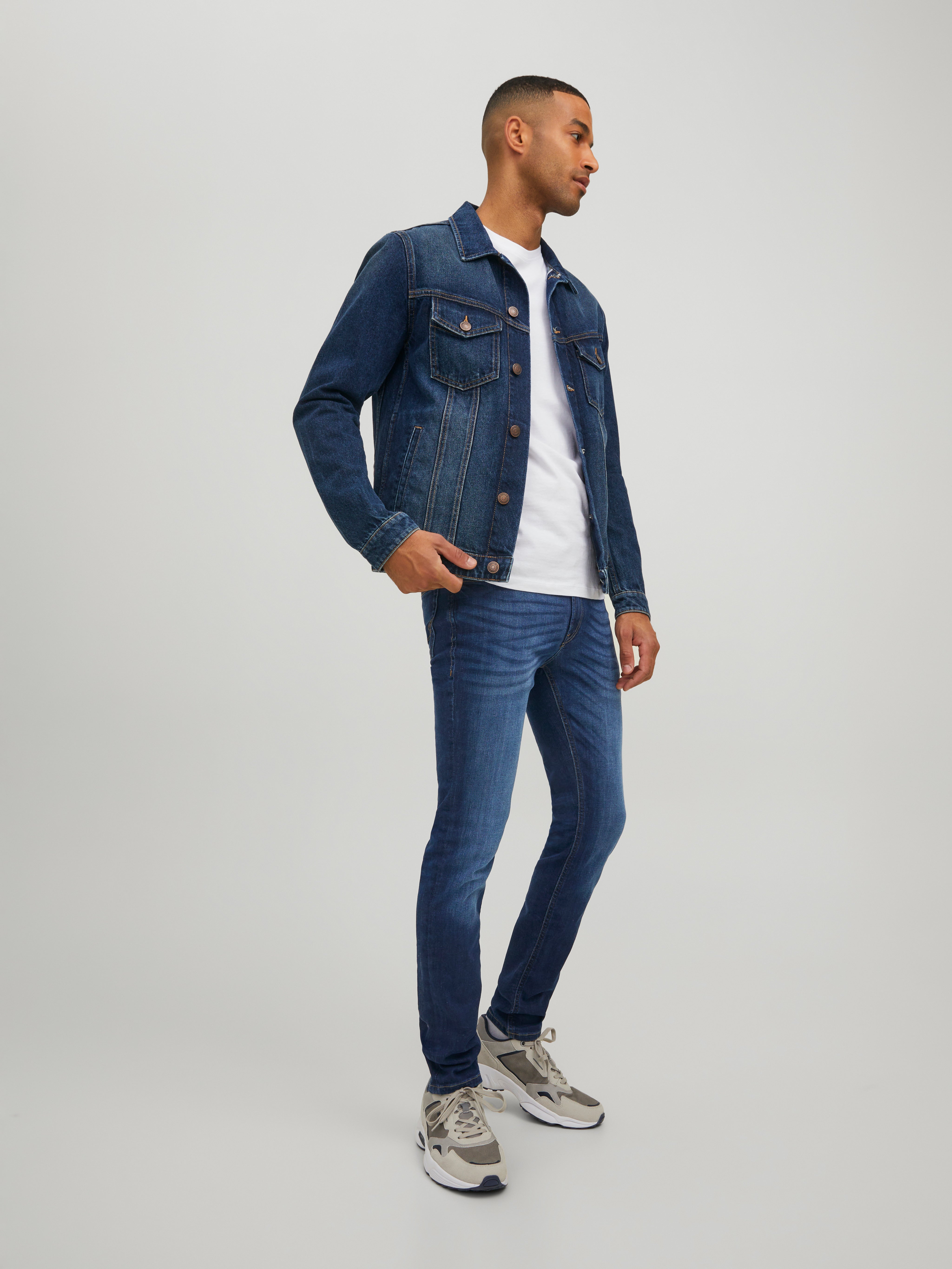Jack & Jones JJILIAM JJORIGINAL SBD 014 50SPS Skinny fit Džíny -Blue Denim - 12110056