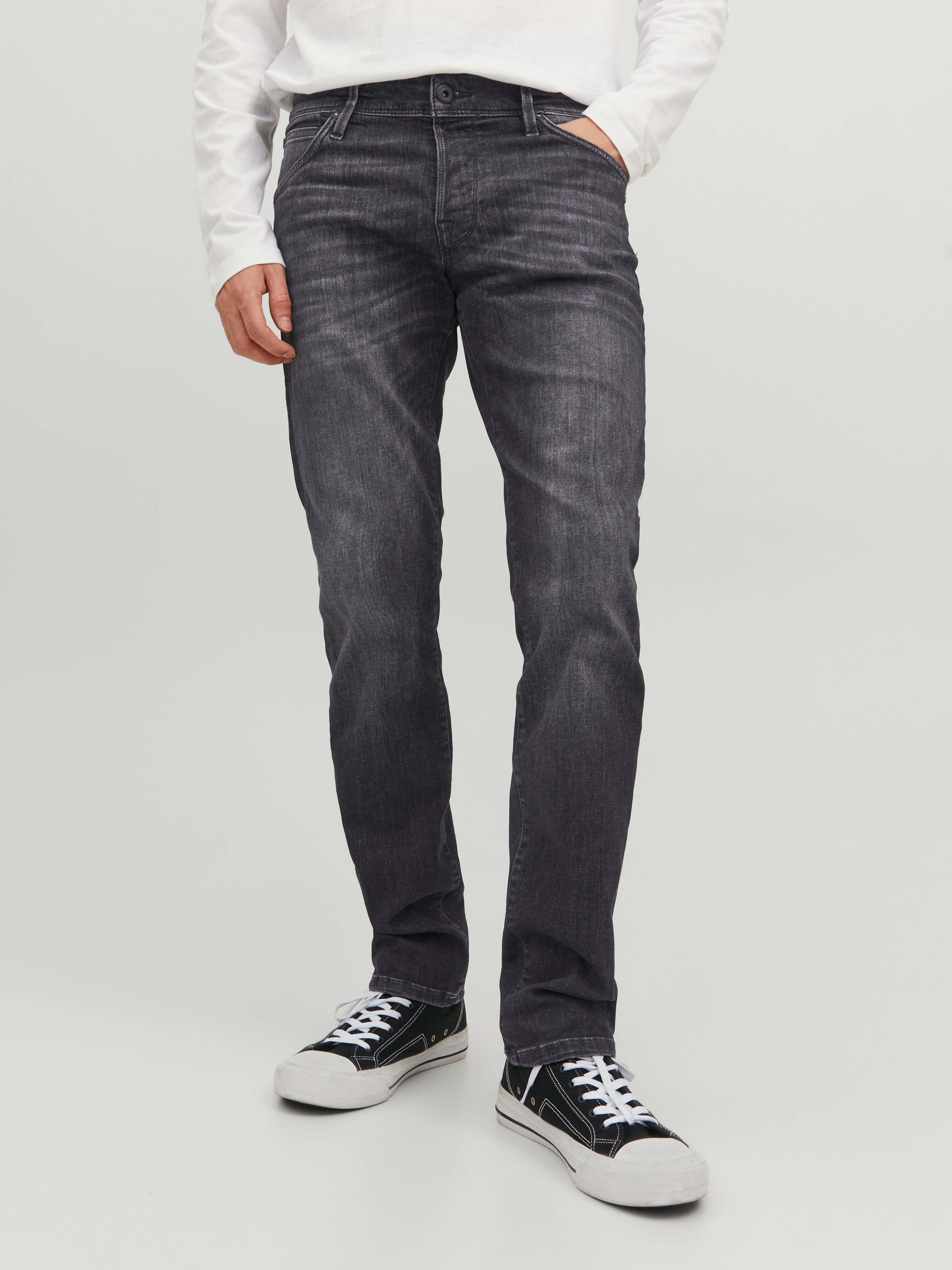 Herren Bekleidung Jeans Enge Jeans zerrissene jeans in Schwarz für Herren Jack & Jones Denim 