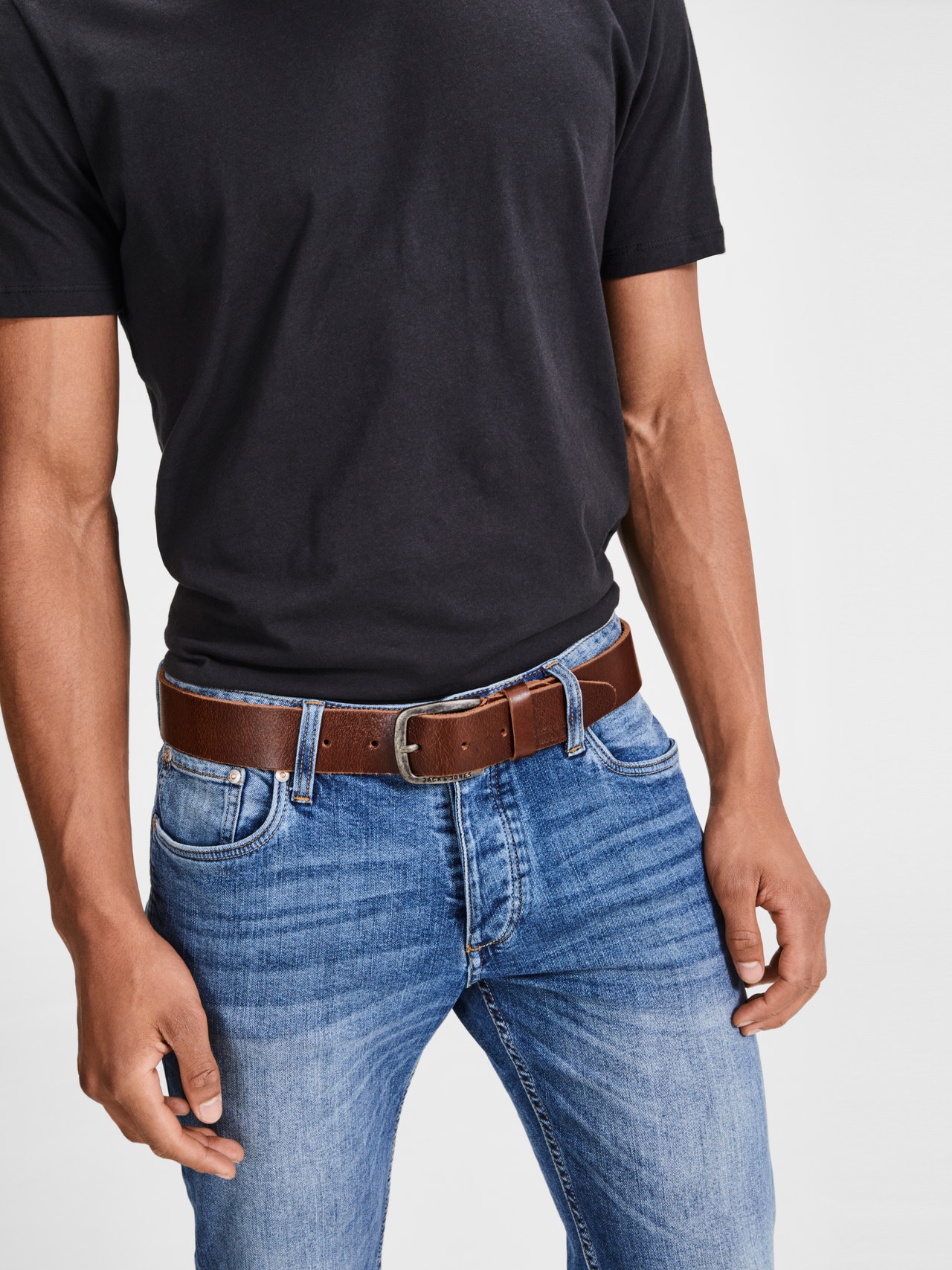 Jack & Jones Belt -Black Coffee - 12111286