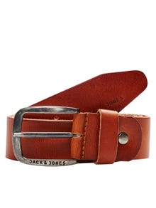 Jack & Jones Leather Belt -Mocha Bisque - 12111286