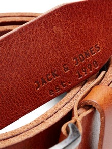 Jack & Jones Leather Belt -Mocha Bisque - 12111286