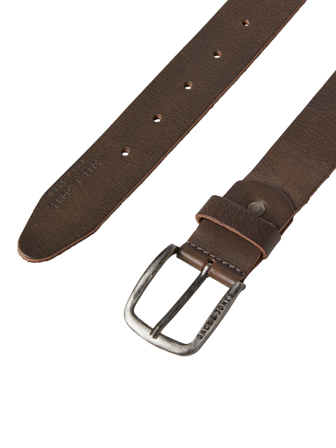 Jack & Jones Leather Belt -Castlerock - 12111286