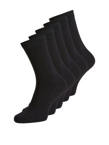 Jack & Jones 5-συσκευασία Κάλτσες -Black - 12113085