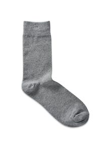 Jack & Jones 5-pack Socks -Dark Grey Melange - 12113085