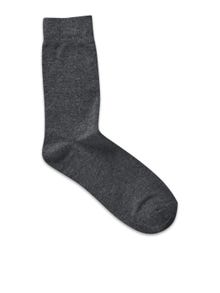 Jack & Jones 5-συσκευασία Κάλτσες -Dark Grey Melange - 12113085