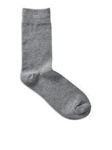 Jack & Jones 5 Socks -Light Grey Melange - 12113085