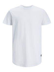 Jack & Jones Vanlig O-hals T-skjorte -White - 12113648