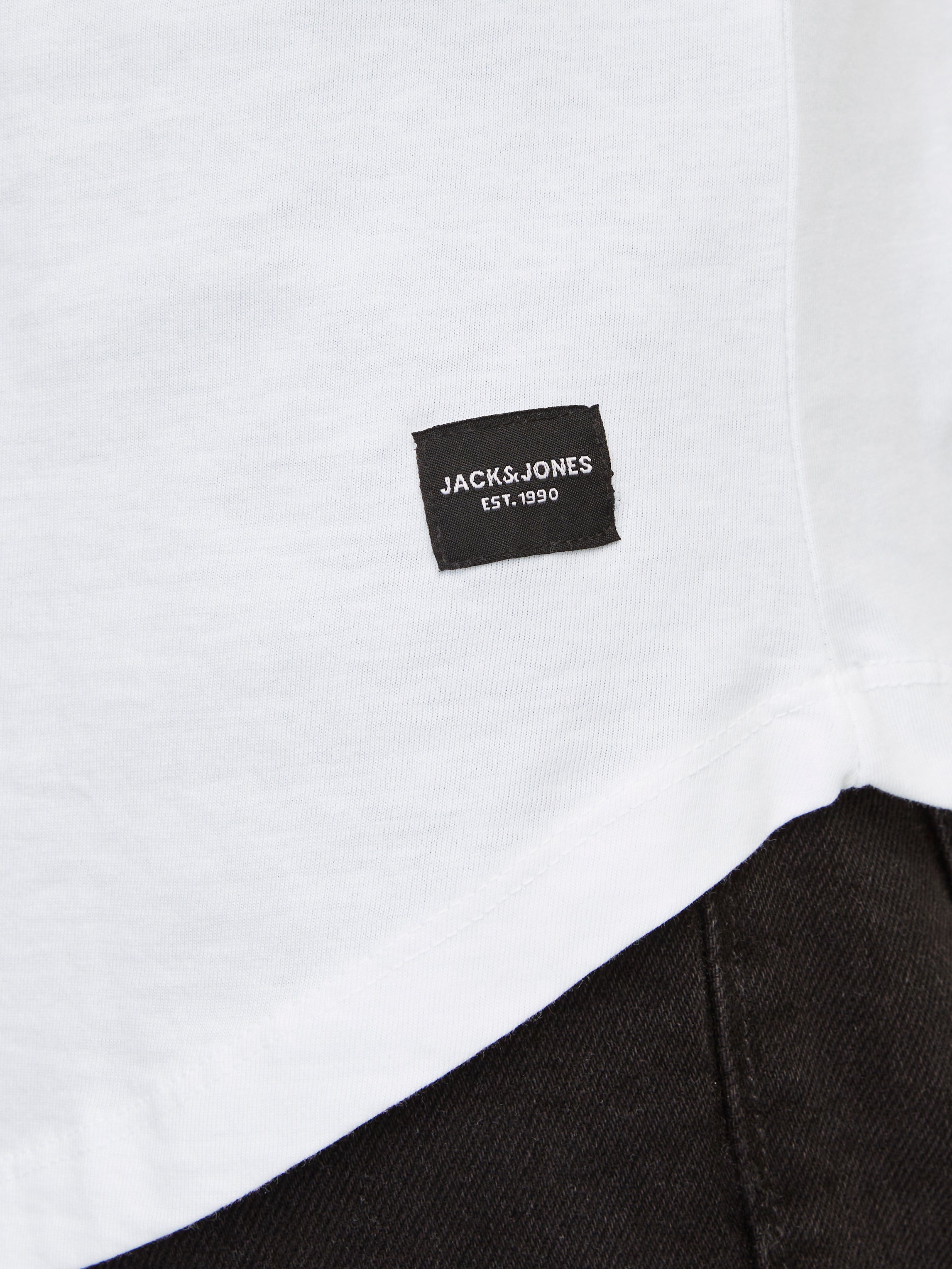 Jack & Jones Plain Crew neck T-shirt -White - 12113648