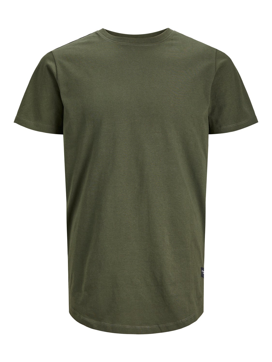 Einfarbig Rundhals T-shirt | Dunkelgrün | Jack & Jones®