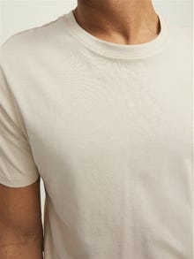 Jack & Jones Camiseta Liso Cuello redondo -Moonbeam - 12113648