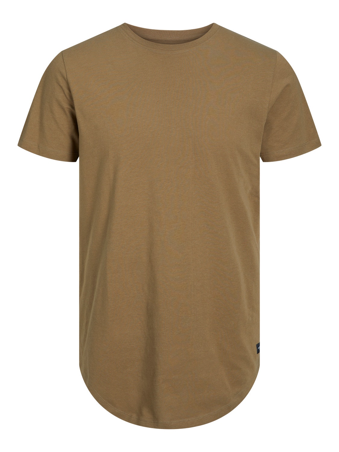 Jack & Jones Einfarbig Rundhals T-shirt -Otter - 12113648