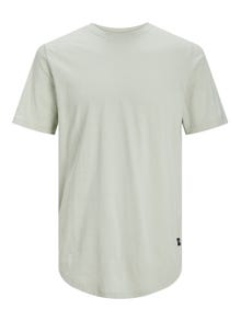 Jack & Jones T-shirt Liso Decote Redondo -Desert Sage - 12113648