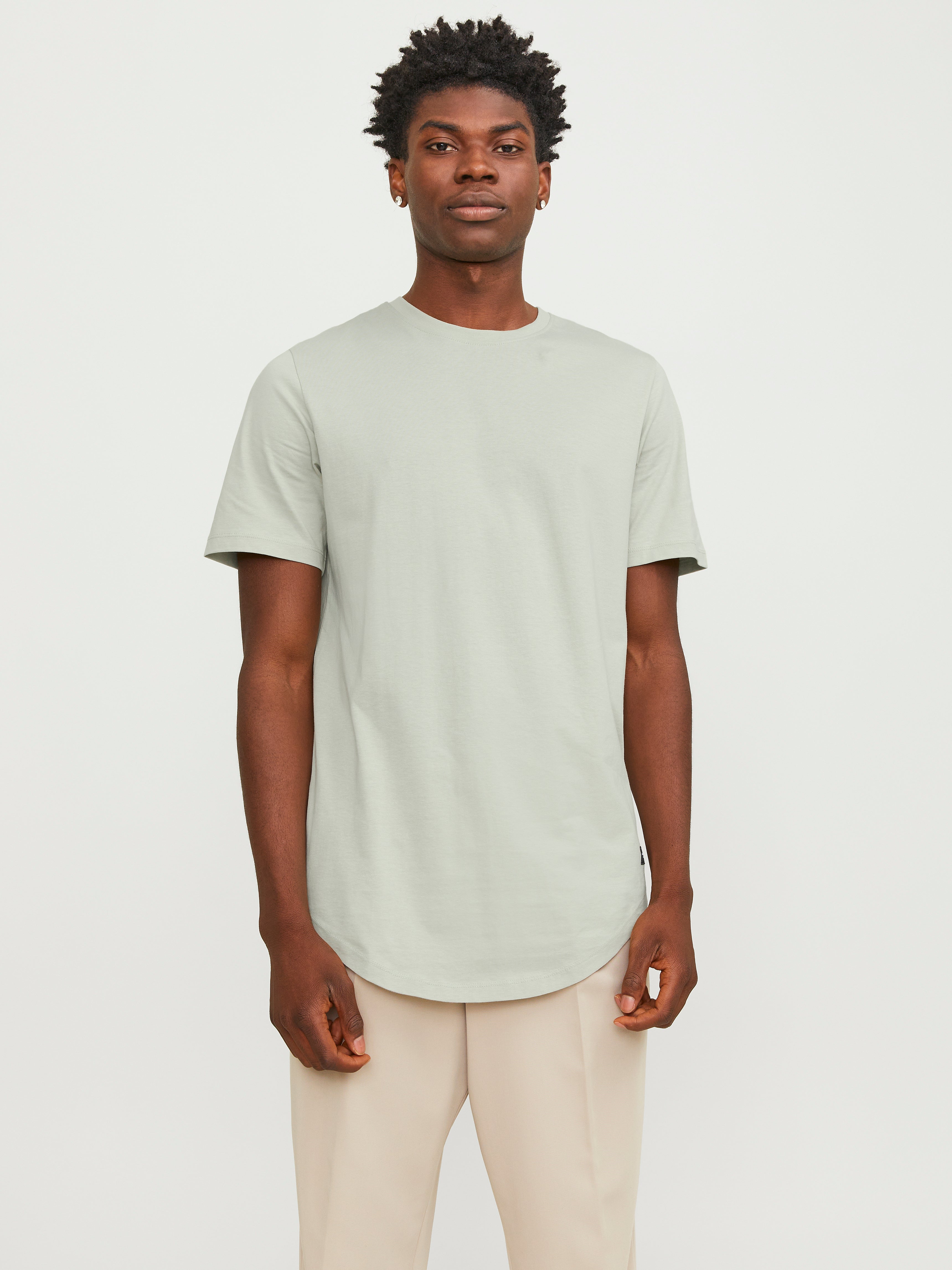 Plain light discount green t shirt