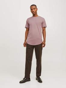 Jack & Jones T-shirt Uni Col rond -Twilight Mauve - 12113648