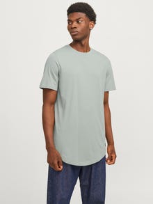 Jack & Jones Gładka Okrągły dekolt T-shirt -Iceberg Green - 12113648