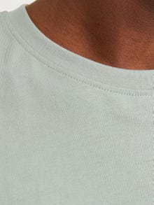 Jack & Jones Gładka Okrągły dekolt T-shirt -Iceberg Green - 12113648