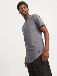 Jack & Jones T-shirt Liso Decote em O -Castlerock - 12113648