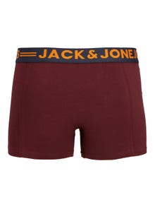 Jack & Jones 3-pak Bokserki -Burgundy - 12113943