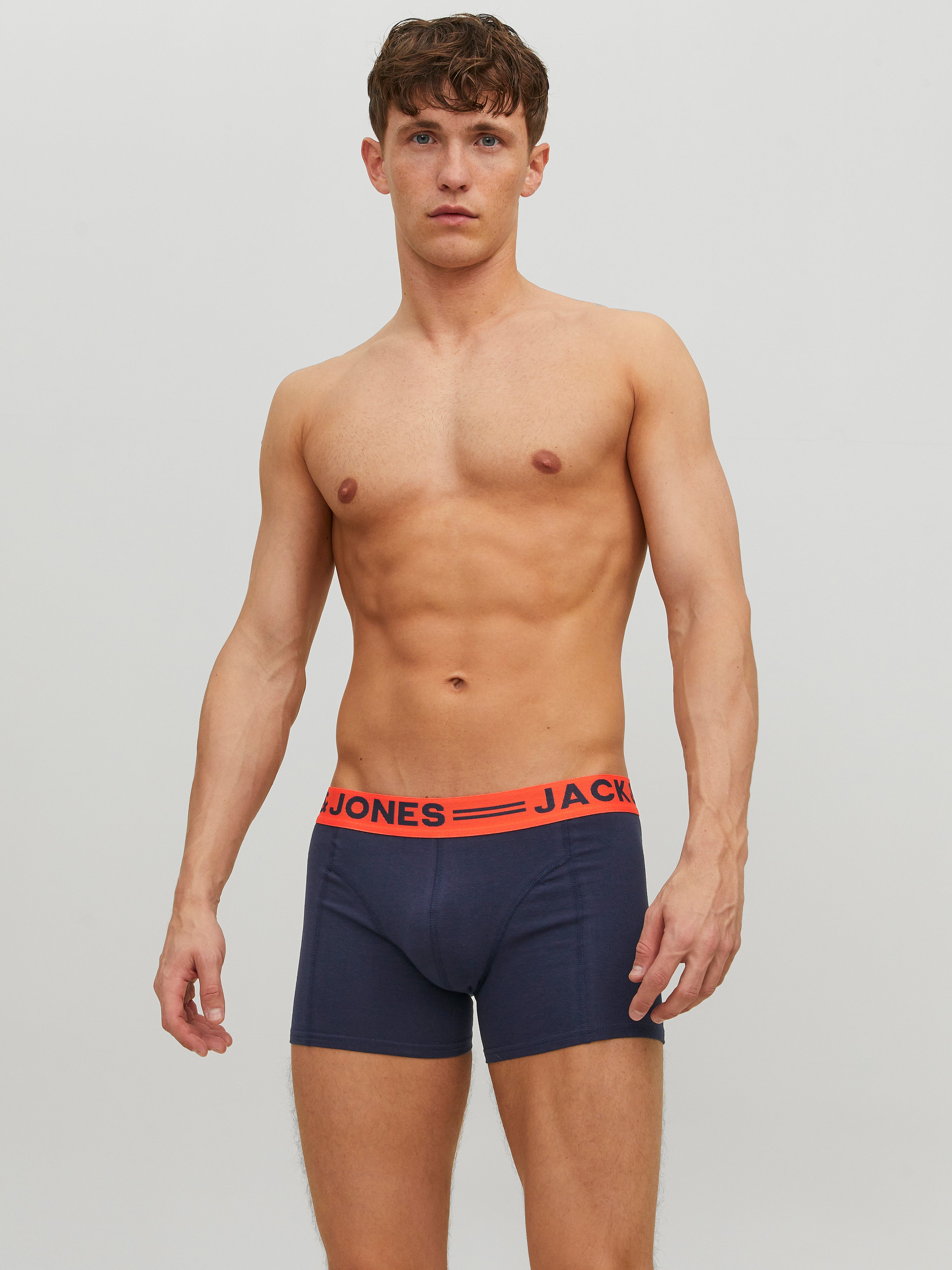 3er-pack Boxershorts | Mittelrot | Jack & Jones®