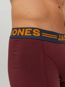 Jack & Jones 3-pack Trunks -Burgundy - 12113943