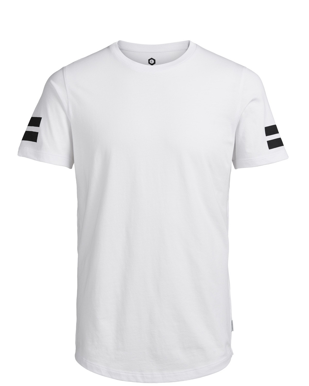 Jack & Jones T-shirt A righe Girocollo -White - 12116021