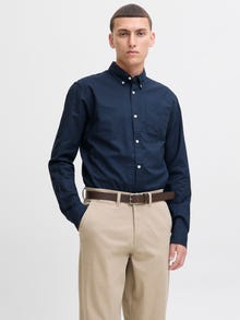 Jack & Jones Regular Fit Oberhemd -Navy Blazer - 12116268
