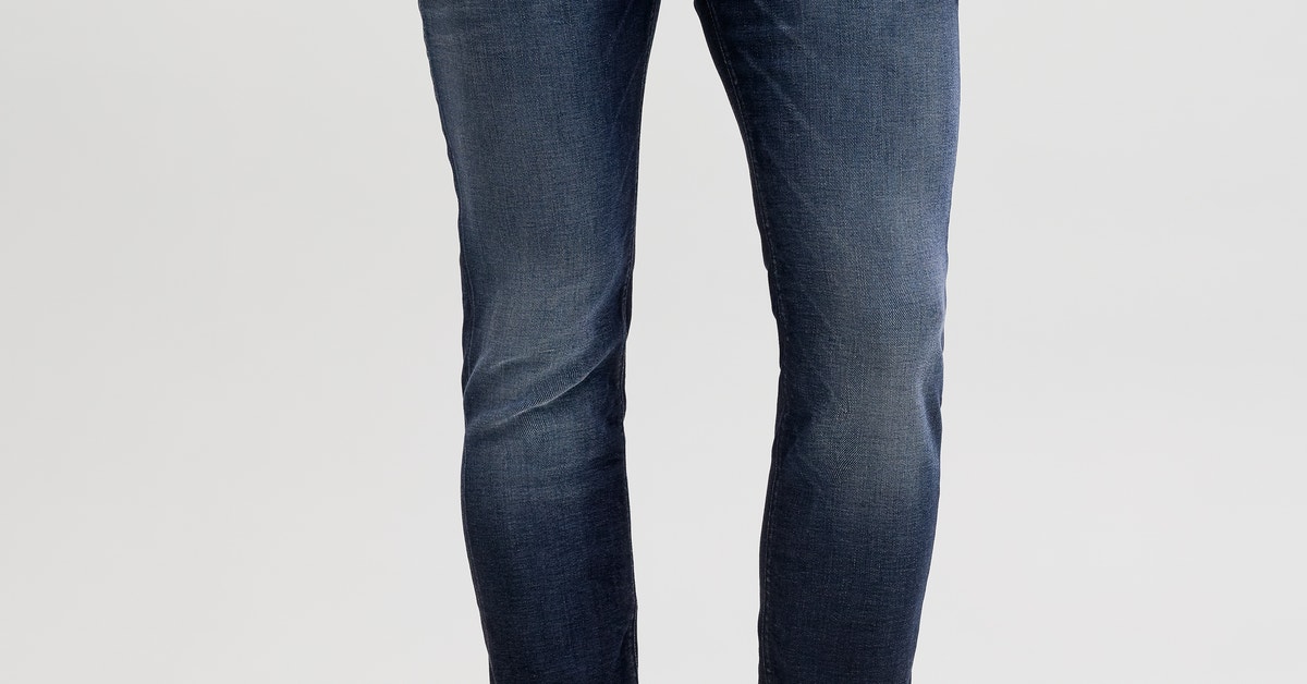 JACK & JONES JEANS INTELLIGENCE Slim Fit Jeans JJITIM JJORIGINAL Blue Demin 16181354 JACK & JONES JEANS INTELLIGENCE Slim Fit Jeans JJITIM JJORIGINAL Blue Demin 16181354