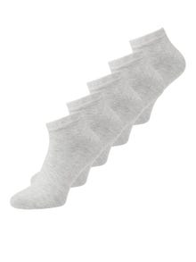 Jack & Jones 5-balení Ponožky -Light Grey Melange - 12120278